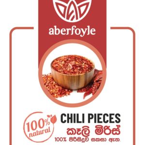 Aberfoyle chili pieces product label