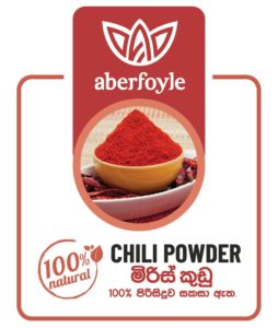 Aberfoyle Chili Powder Label